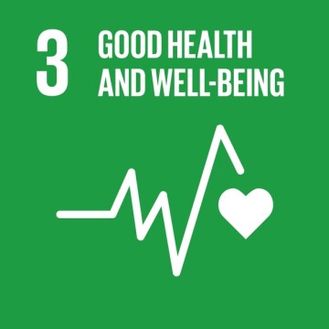 SDG Commitment Progress Icon that says Good Health and Well Being