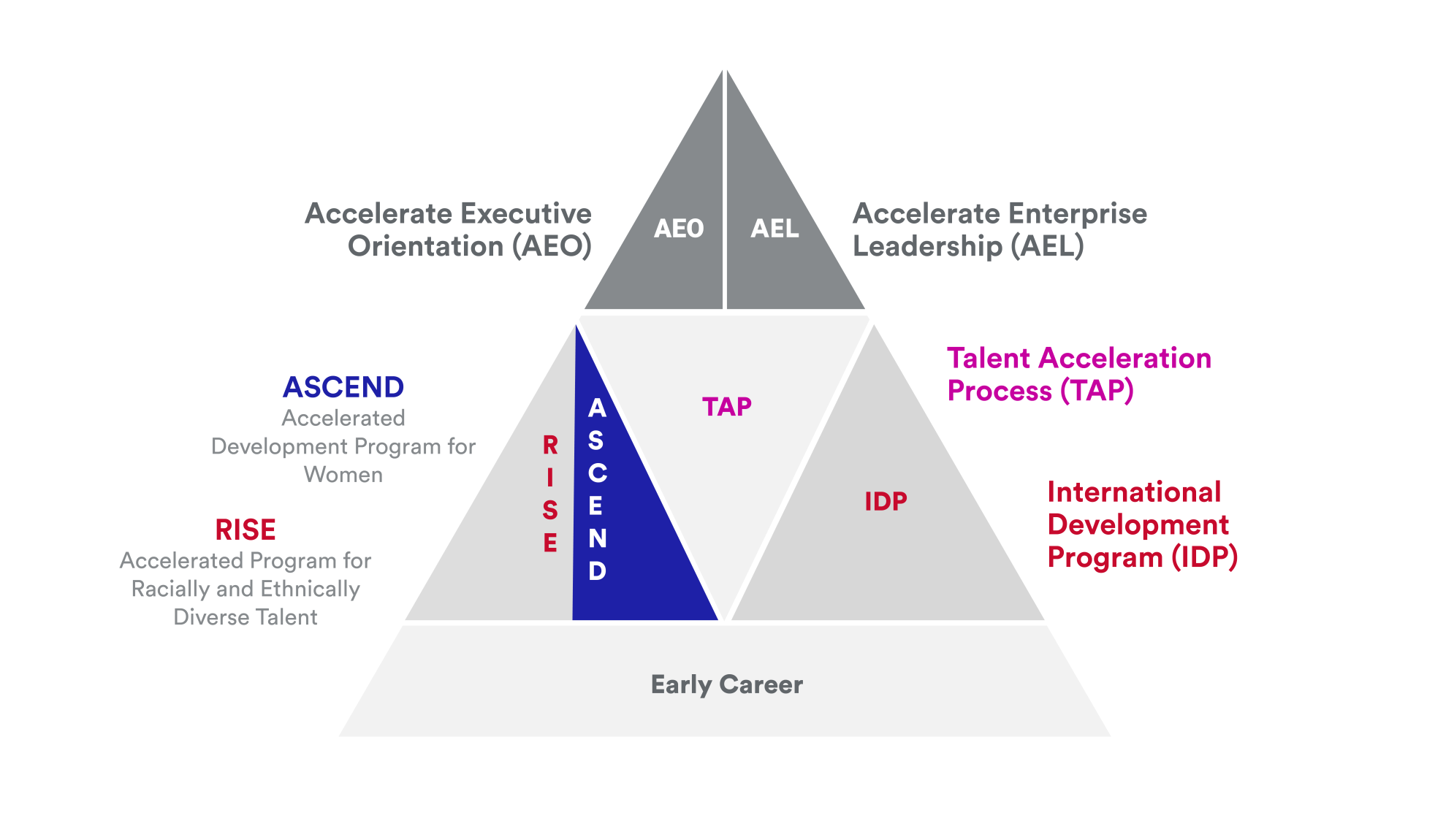 Our suite of leadership and development programs