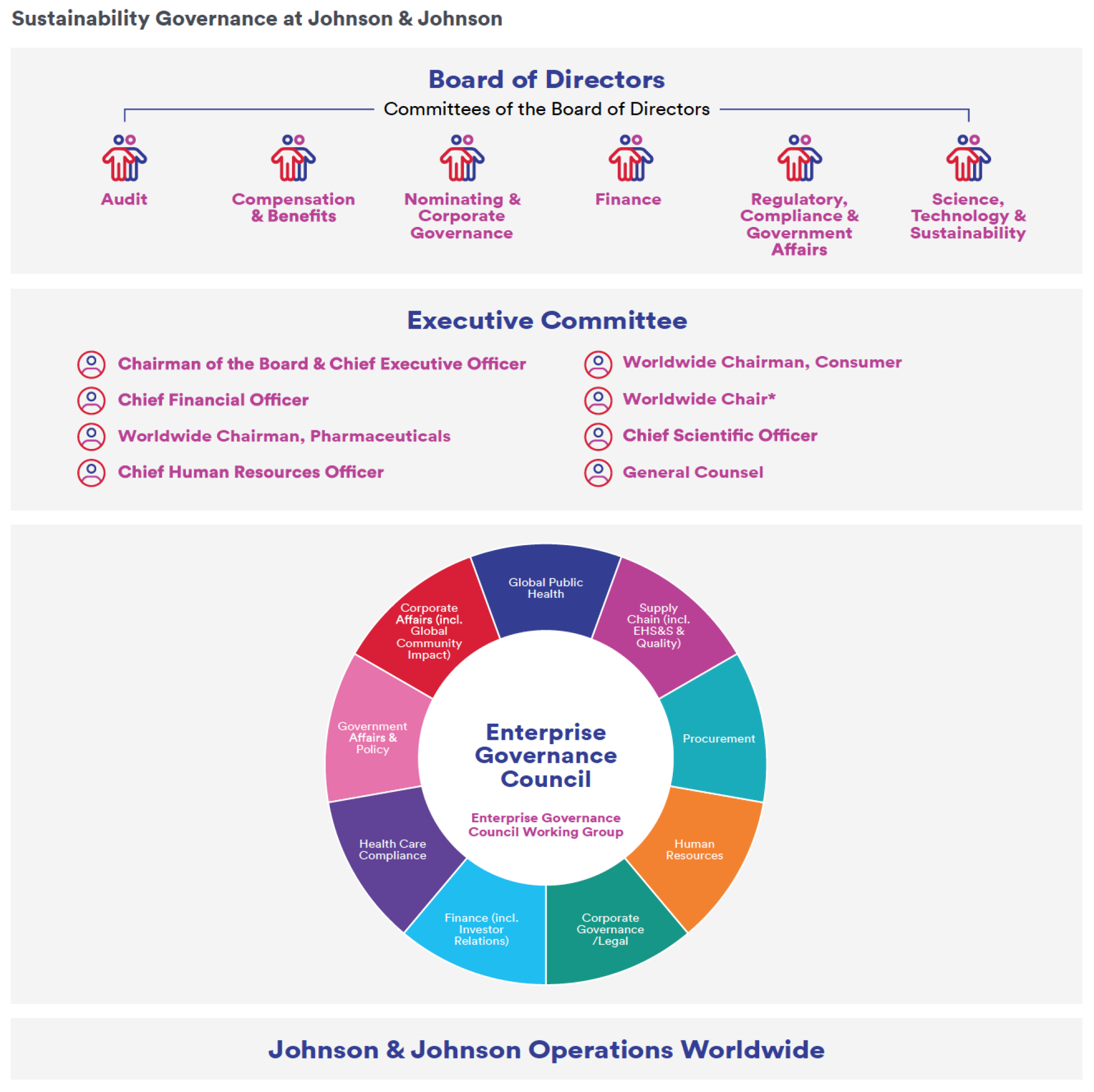 Sustainability Governance at Johnson & Johnson